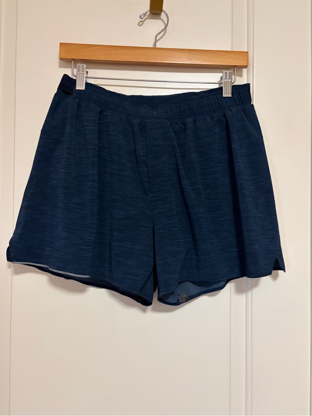 🍋lululemon Surge Lined Navy Blue & Black Athletic Activewear Shorts🍋